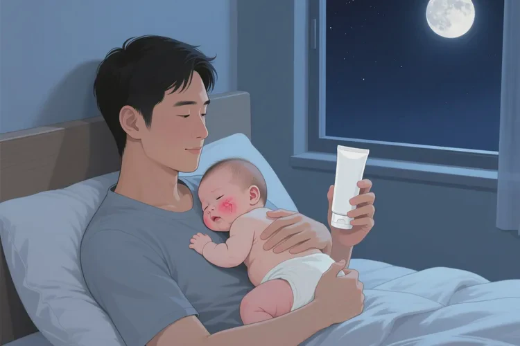 婴幼儿脸上偶尔起湿疹能不能治愈(图2)