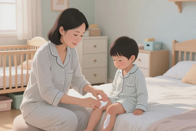 小孩大腿经常起湿疹能不能治愈(图1)