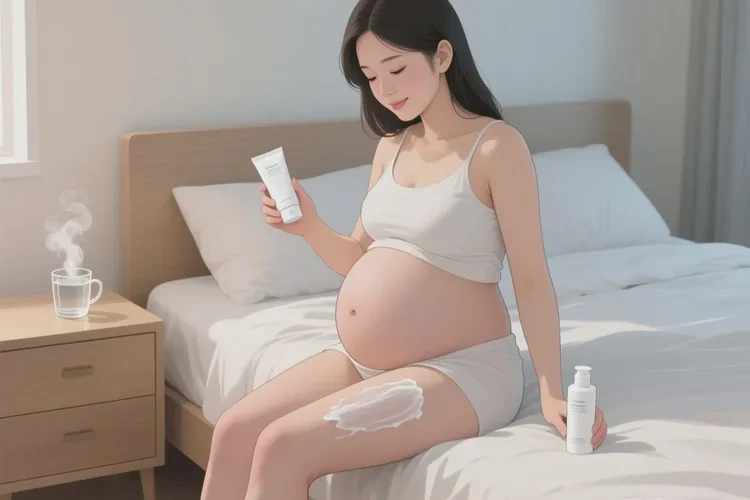 孕妇大腿上长湿疹可以治愈吗(图1)