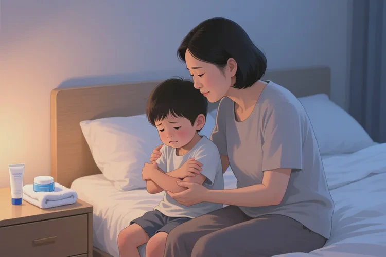 小孩手臂出现湿疹能不能治愈(图3)