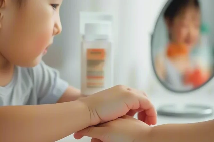 小孩手臂上出湿疹能不能治愈(图2)