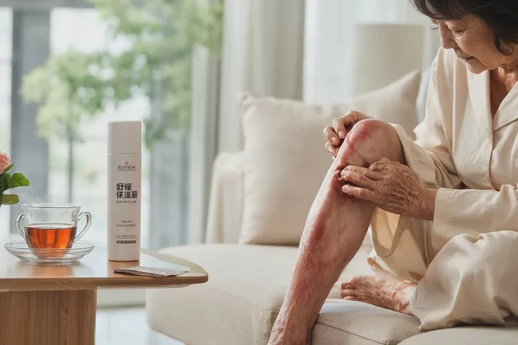 老年人小腿上容易起湿疹可不可以治愈(图1)