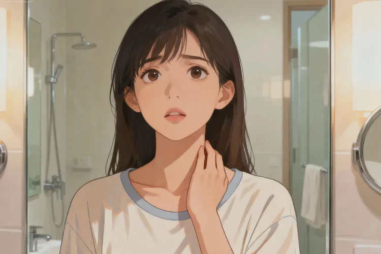 女性脖子容易起湿疹可以治愈吗(图1)