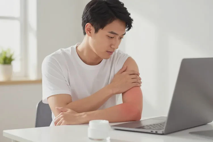 男性手臂上起湿疹可以治愈吗(图1)