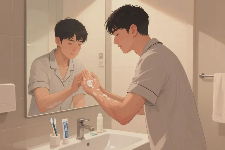 男性手臂上长湿疹可以治愈吗(图2)