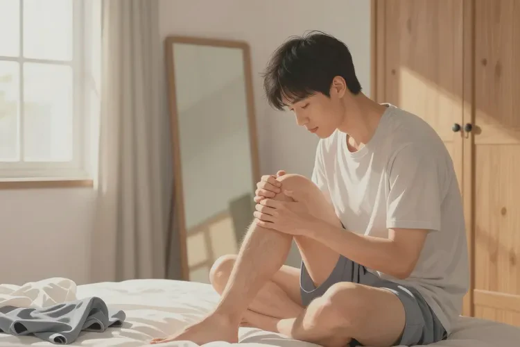 男性大腿上经常起湿疹可以治愈吗(图2)