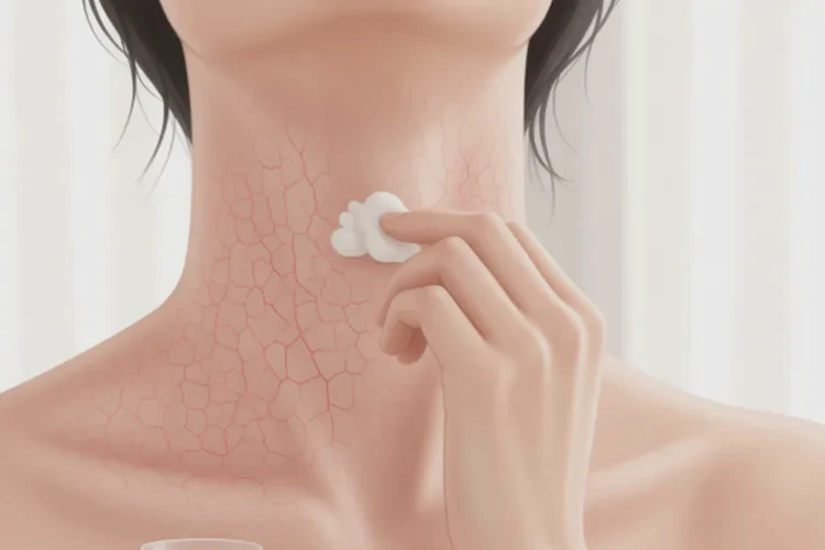 产妇脖子上出湿疹可以治愈吗(图2)