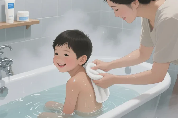 小儿大腿长湿疹可以治愈吗(图2)