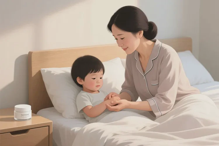 小孩手上偶尔起湿疹可以治愈吗(图4)