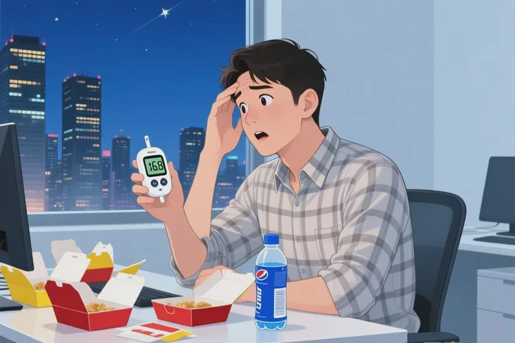 28岁中餐血糖16点8是怎么回事(图1)
