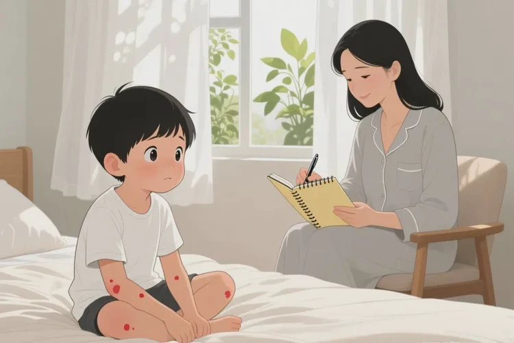 小孩手臂上经常起湿疹可以治愈吗(图2)