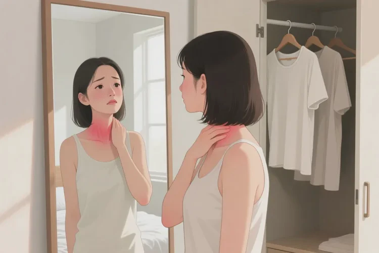 女性脖子上有湿疹可以治愈吗(图1)