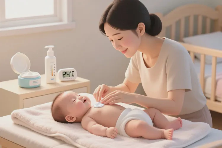 小儿脖子上容易长湿疹可以治愈吗(图1)