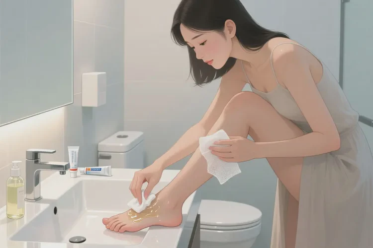 女性脚上容易长湿疹可以治愈吗(图2)