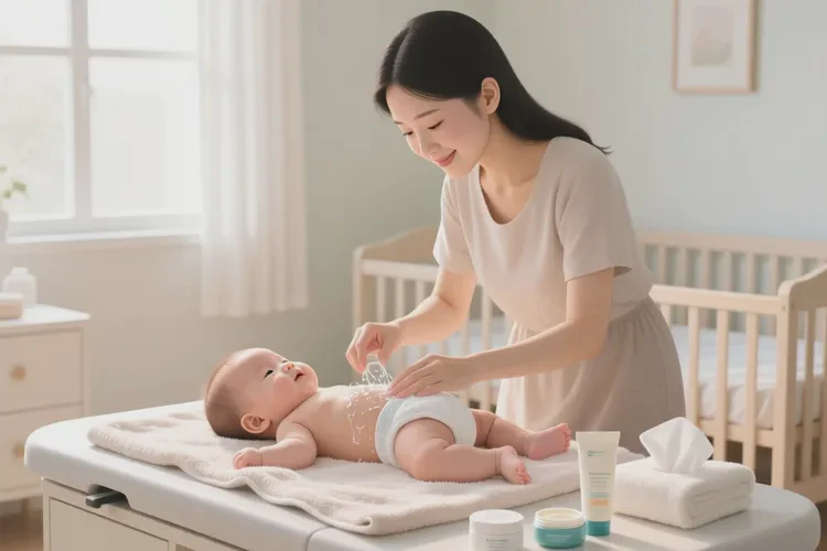 小孩肛周偶尔起湿疹可以治愈吗(图1)