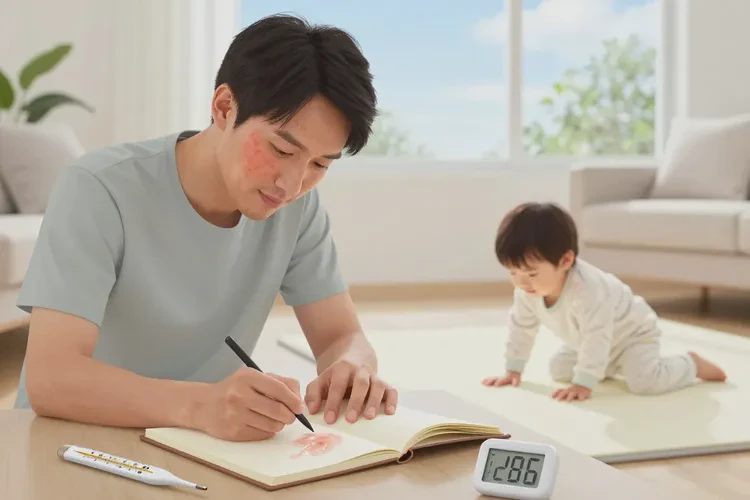 小儿小腿偶尔起湿疹可以治愈吗(图1)