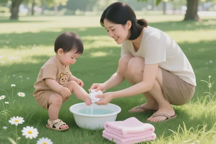 小儿脚上容易长湿疹可以治愈吗(图3)