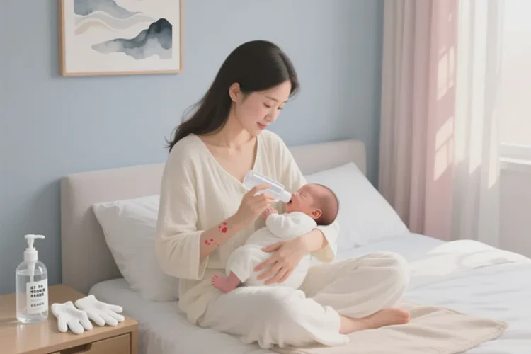 产妇手上偶尔起湿疹可以治愈吗(图1)