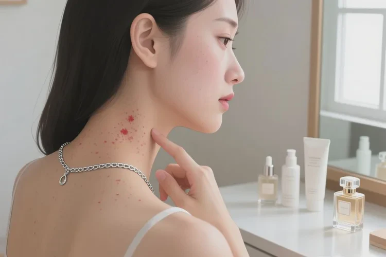 女性脖子上容易长湿疹可以治愈吗(图1)