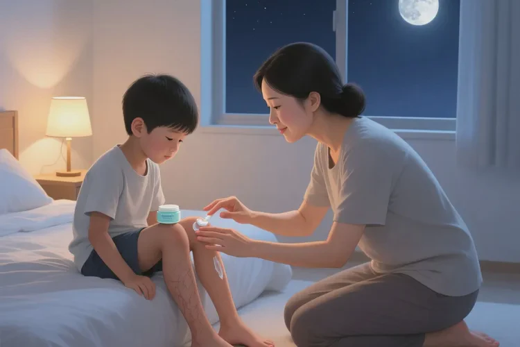 小儿小腿容易长湿疹可以治愈吗(图1)