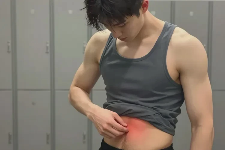 男性肚子容易长湿疹可以治愈吗(图1)