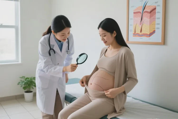 孕妇肚子上偶尔起湿疹可以治愈吗(图4)