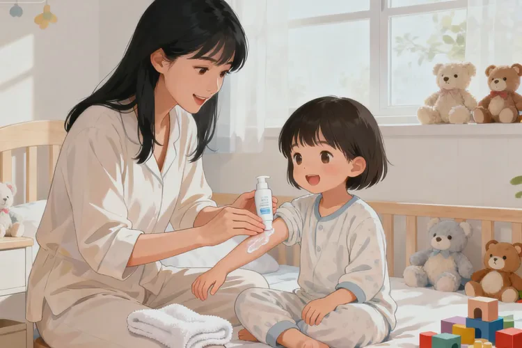 小孩手臂上偶尔长湿疹可以治愈吗(图1)