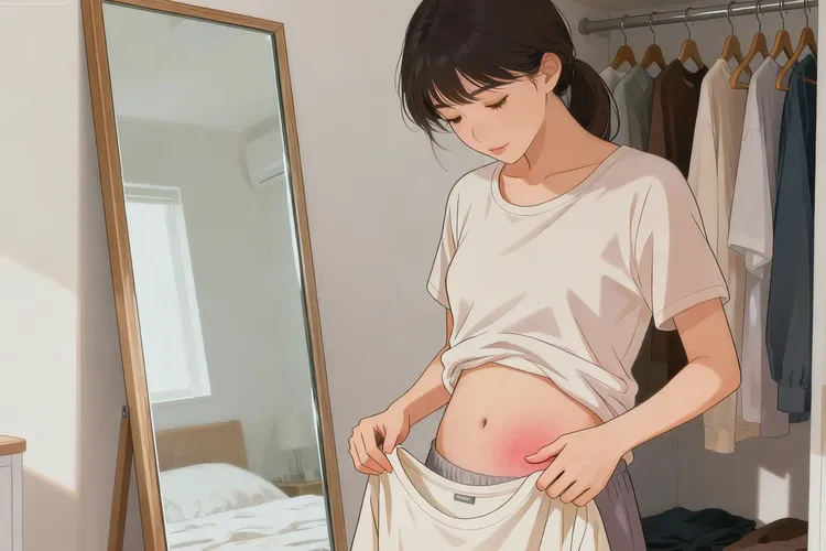 女性肚子容易长湿疹可以治愈吗(图1)