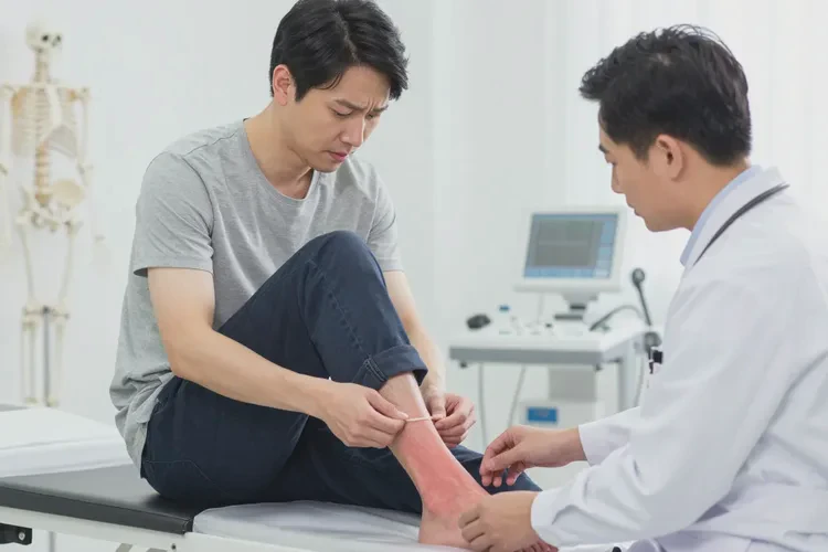 男性小腿经常长湿疹可以治愈吗(图1)