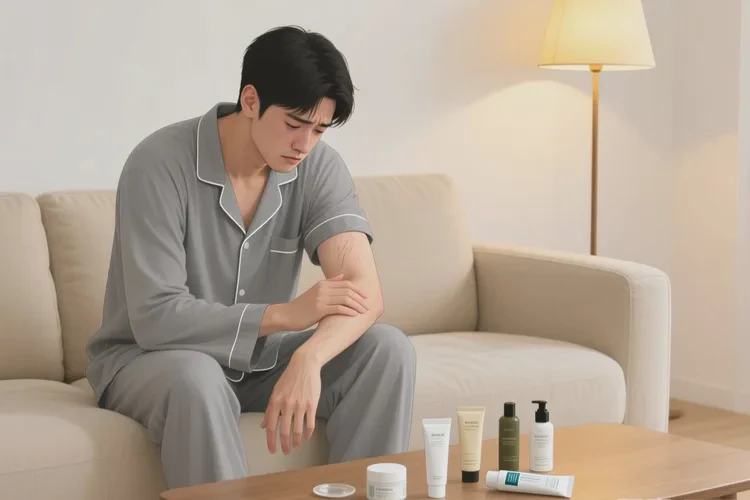 男性手臂有湿疹可以治愈吗(图1)