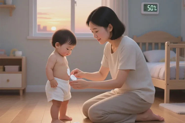 小儿大腿容易长湿疹可以治愈吗(图1)