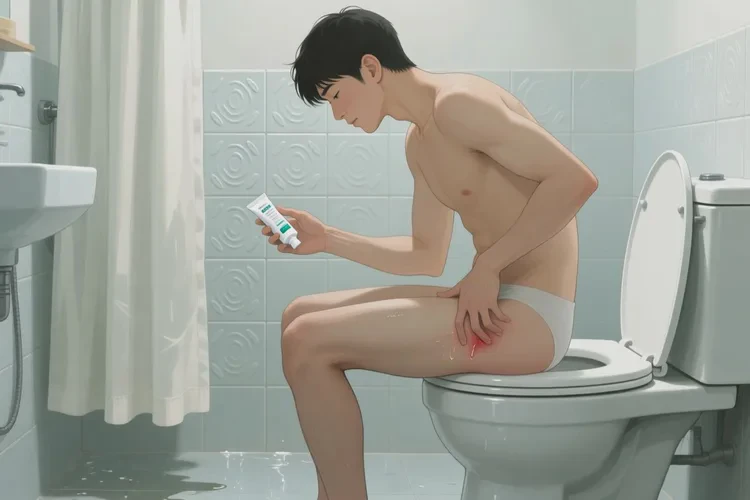 男性肛周偶尔起湿疹可以治愈吗(图1)