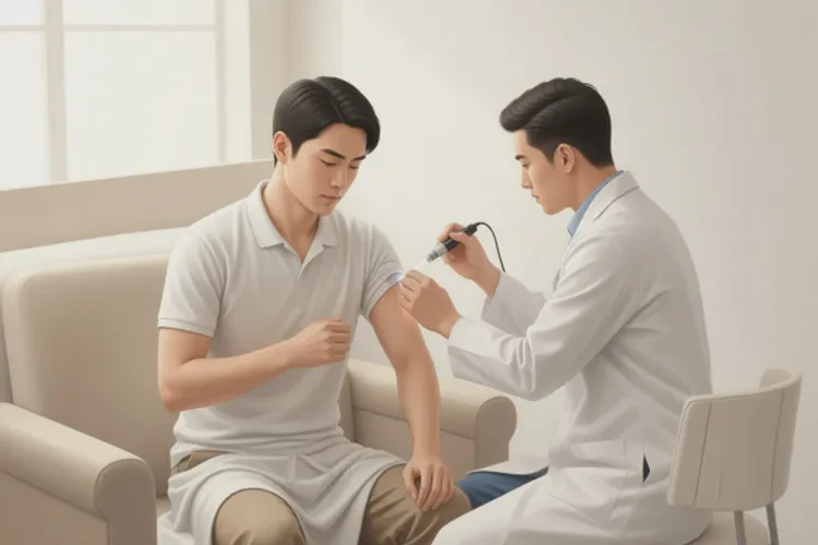 男性四肢偶尔起湿疹可以治愈吗(图4)