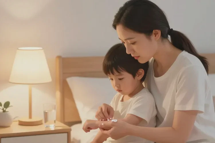 小儿手臂有湿疹可以治愈吗(图1)