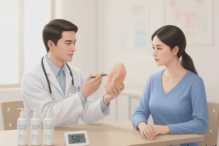 产妇脖子上有湿疹可以治愈吗(图4)