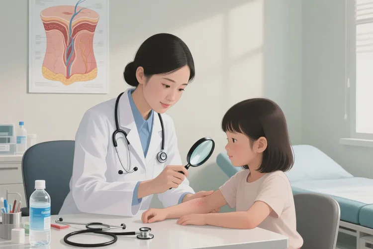 小儿四肢偶尔长湿疹可以治愈吗(图4)