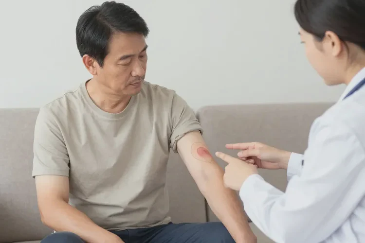 男性手臂起湿疹可以治愈吗(图3)