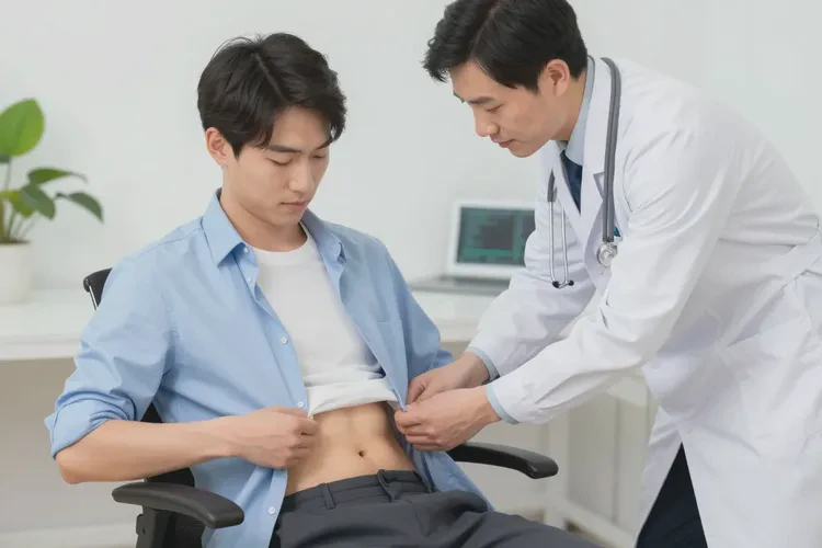 男性肚子长湿疹可以治愈吗(图1)