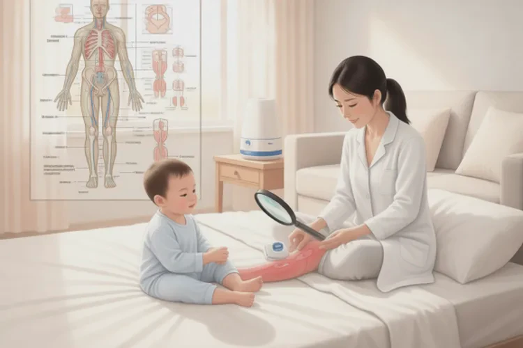 小孩小腿长湿疹可以治愈吗(图2)