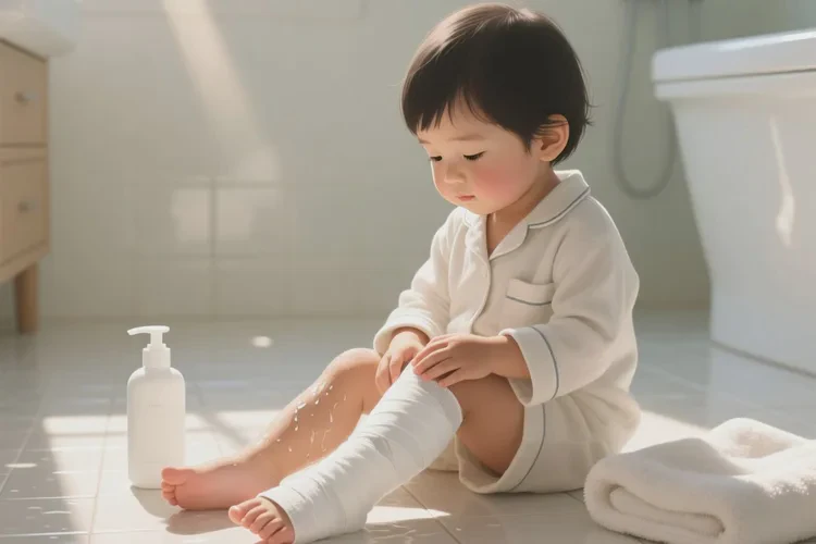 小儿小腿经常长湿疹可以治愈吗(图2)