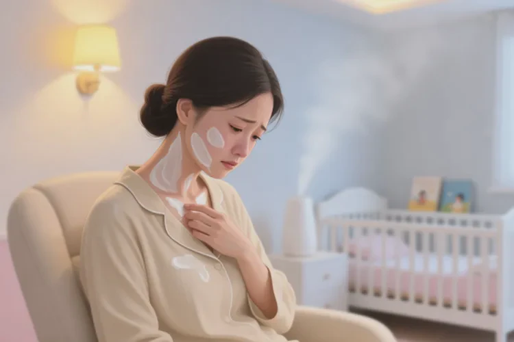 产妇脖子起湿疹可以治愈吗(图2)