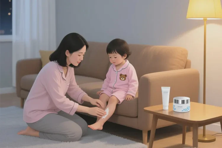 小儿小腿长湿疹可以治愈吗(图1)