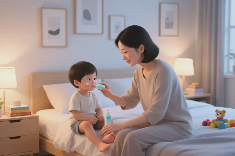 小孩脚上经常长湿疹可以治愈吗(图1)