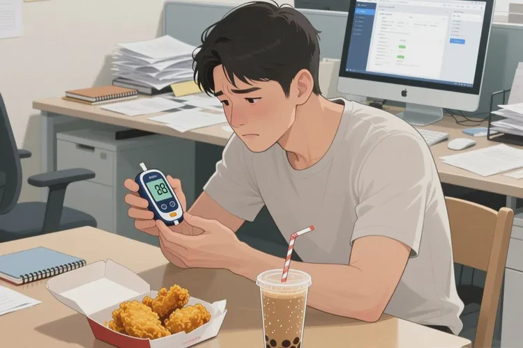 28岁早上空腹血糖9点8是怎么回事(图1)