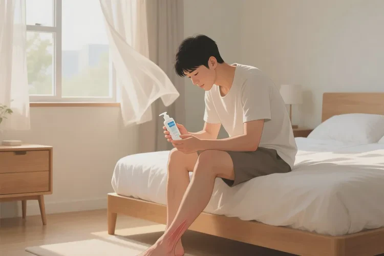 男性脚上有湿疹可以治愈吗(图1)