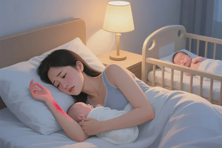 产妇手臂经常长湿疹可以治愈吗(图1)