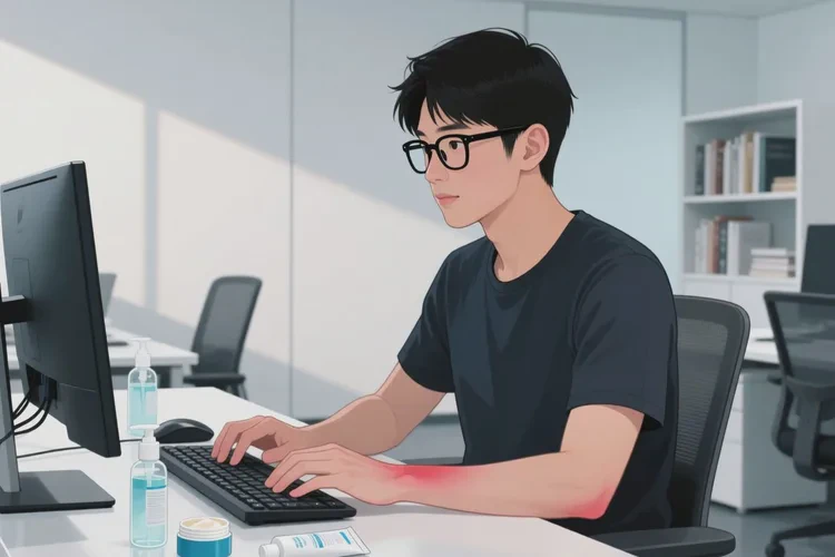 男性手上容易长湿疹可以治愈吗(图1)