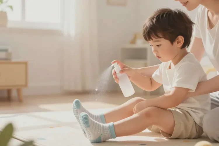 小孩脚上长湿疹可以治愈吗(图2)