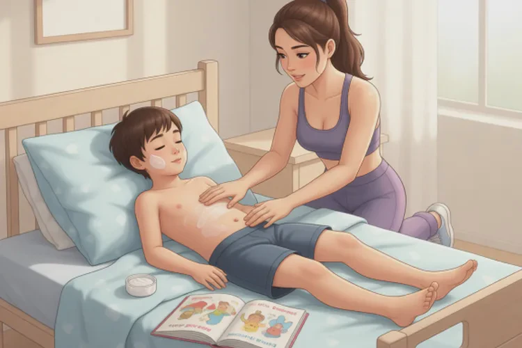 小孩肚子上出湿疹可以治愈吗(图1)