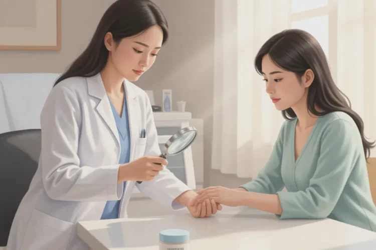 产妇手上偶尔起湿疹可以治愈吗(图3)